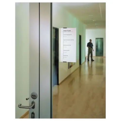 Plaque de porte personnalisable Infosign – A5 – Durable photo du produit