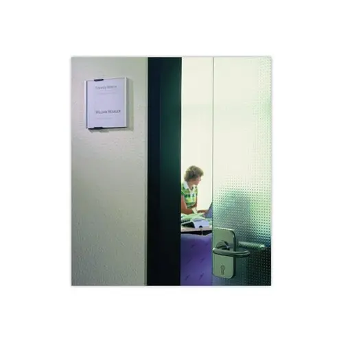 Plaque de porte personnalisable Infosign - A4 - DURABLE photo du produit