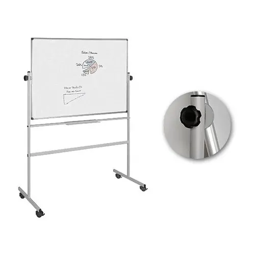 Tableau blanc à double face pivotant - BI-OFFICE photo du produit