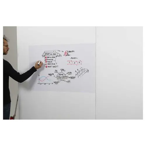 Tableau blanc en rouleau &agrave; d&eacute;couper 1m x 67.5 cm - Access photo du produit