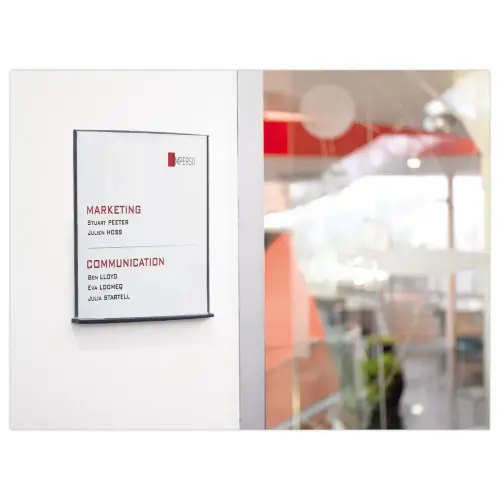 Plaque de porte personnalisable Cinatur - Paperflow - 23 x 31 cm photo du produit