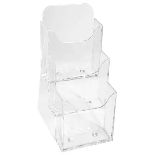Pr&eacute;sentoir 3 cases - Format 1/3 A4 - Exacompta photo du produit
