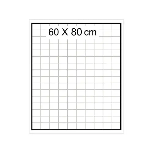 Rouleau 25 feuilles électrostatiques Magic Chart - Quadrillage - 60 x 80 cm - Legamaster photo du produit