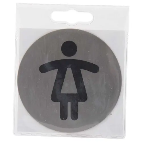 Plaque de porte ronde &ndash; Pictogramme &laquo;&nbsp;Femmes&nbsp;&raquo; - DURABLE photo du produit