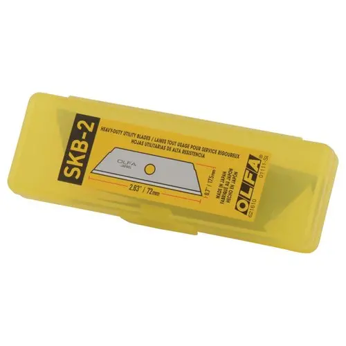 Etui de 5 lames trapézoïdales pour cutter - 17,5 mm - OLFA photo du produit