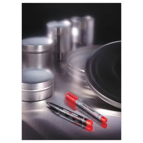 Marqueur OHPen permanent fin 0,7 - Pointe fine - Rouge - STABILO photo du produit