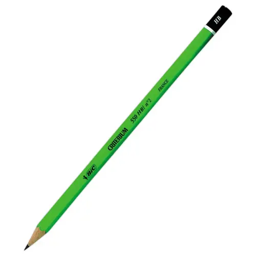 12 Crayons à papier 550 - HB - BIC photo du produit