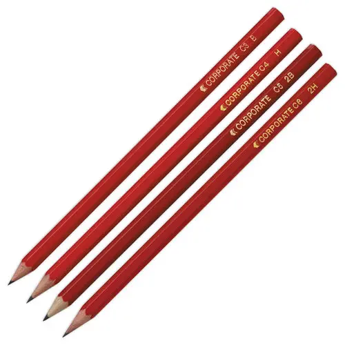 Crayons à papier bois tête coupée - HB - boîte de 12