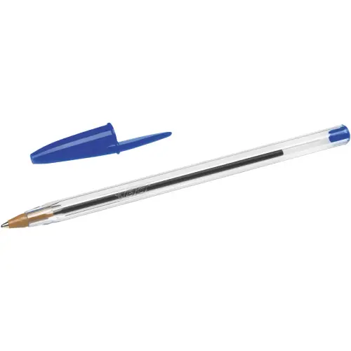 Stylo bille Cristal - &Eacute;criture moyenne - Bleu - BIC photo du produit