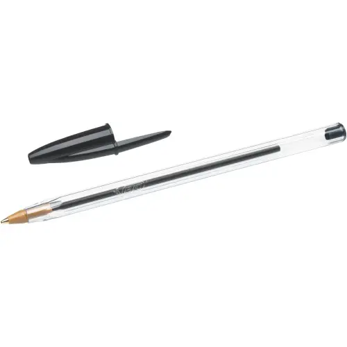 Stylo bille Cristal - Écriture moyenne - Noir - BIC photo du produit