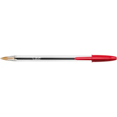 Stylo bille Cristal - Écriture moyenne - Rouge - BIC photo du produit