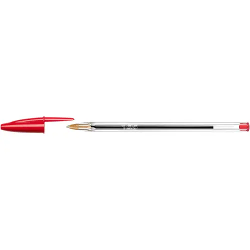 Stylo bille Cristal - Écriture moyenne - Rouge - BIC photo du produit