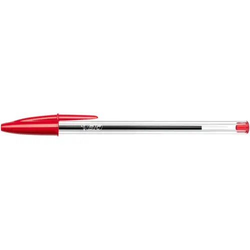 Stylo bille Cristal - Écriture moyenne - Rouge - BIC photo du produit