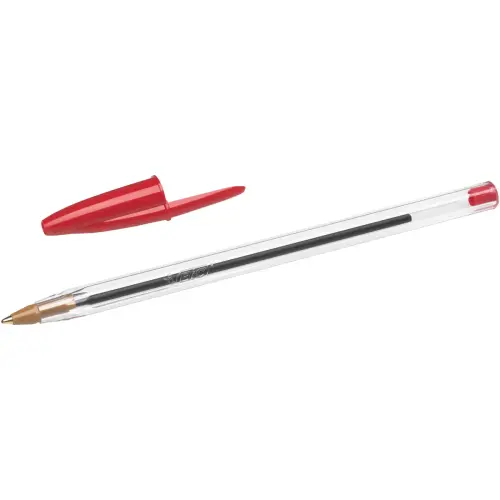 Stylo bille Cristal - Écriture moyenne - Rouge - BIC photo du produit
