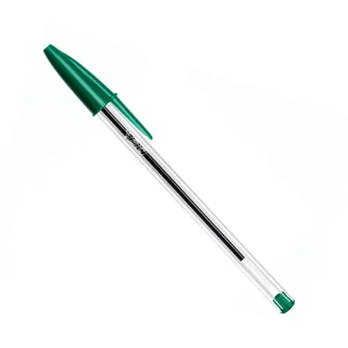 Stylo bille Cristal - &Eacute;criture moyenne - Vert - BIC photo du produit