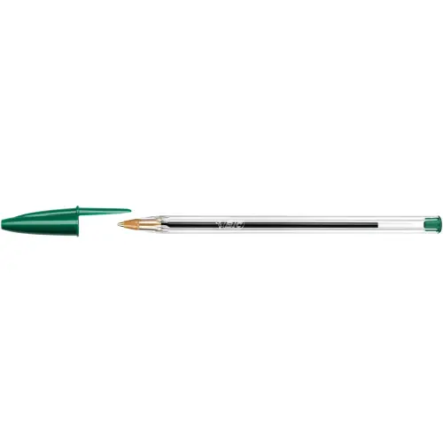Stylo bille Cristal - Écriture moyenne - Vert - BIC photo du produit