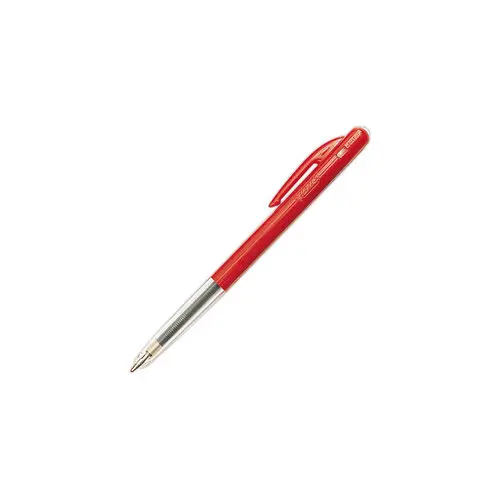 Stylo bille rétractable M10 - Écriture moyenne - Rouge - BIC photo du produit