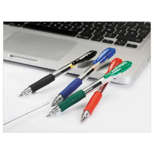 Stylo encre gel rétractable et rechargeable G-2 - Rouge - Pilot photo du produit