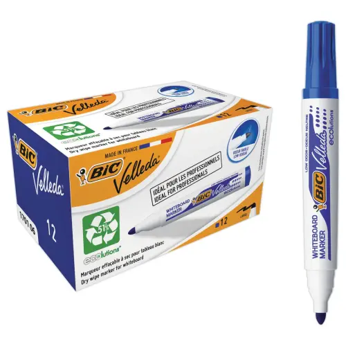 15 Crayon Tableau Blanc Effacable, Feutre Effaçable à Sec et à