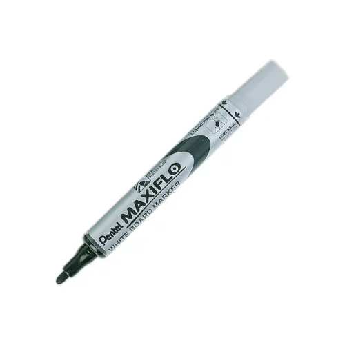 Marqueur effa&ccedil;able &agrave; sec Maxiflo &agrave; pointe ogive - Noir - Pentel photo du produit