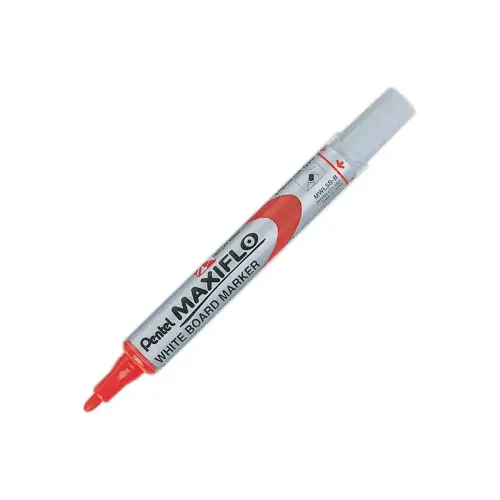 Marqueur effa&ccedil;able &agrave; sec Maxiflo &agrave; pointe ogive - Rouge - Pentel photo du produit
