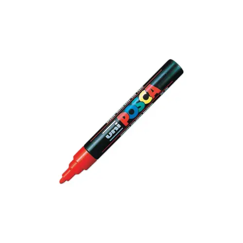 Marqueur peinture - Pointe conique - Rouge - Posca photo du produit
