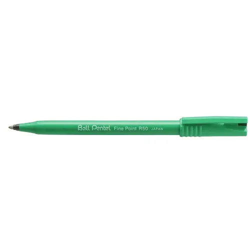 Feutre bille Roller Ball R50  - &eacute;criture moyenne - noir - PENTEL photo du produit