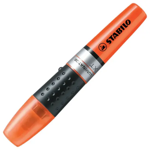 Surligneur LUMINATOR - Encre liquide - Pointe biseaut&eacute;e - Orange - Stabilo photo du produit