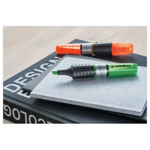 Surligneur LUMINATOR - Encre liquide - Pointe biseaut&eacute;e - Vert - Stabilo photo du produit