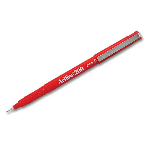 Feutre - Pointe fine rouge - Artline 200 photo du produit