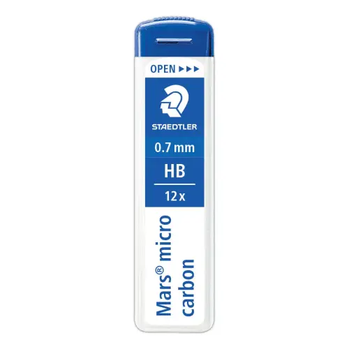 Mines HB pour portemine rechargeable Mars micro carbon 250- Staedtler photo du produit