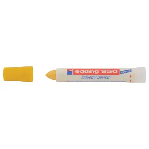 Craie permanente industrielle Edding 950 - Jaune photo du produit