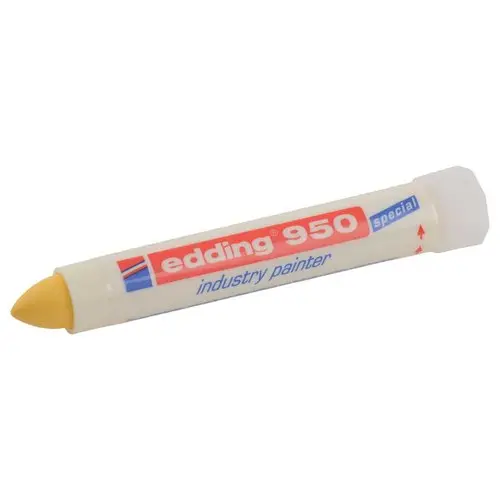 Craie permanente industrielle Edding 950 - Jaune photo du produit