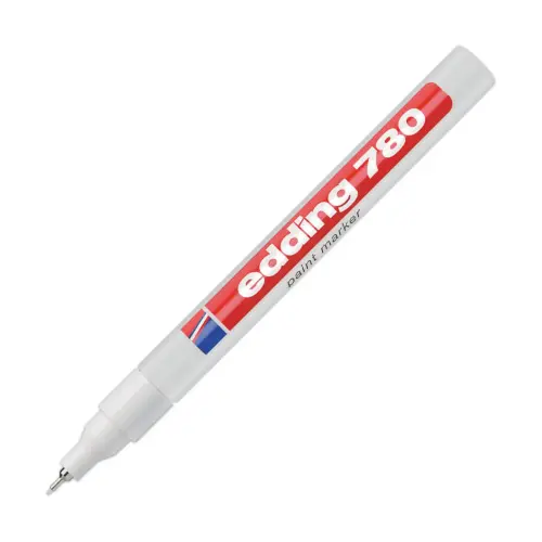Marqueur peinture Edding 780 pointe extra-fine - Blanc photo du produit