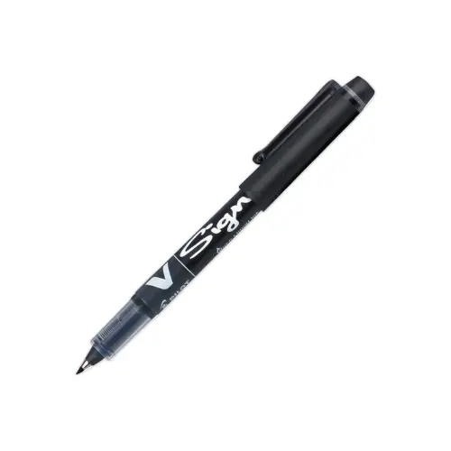 Feutre V Sign Pen - Encre liquide - Pointe moyenne - Noir - Pilot photo du produit