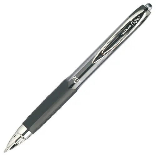 Stylo bille Signo RT 207 - &Eacute;criture moyenne - Noir - UNI-BALL photo du produit