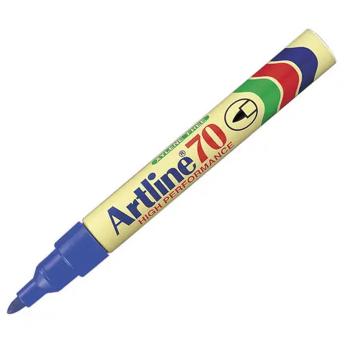 Marqueur permanent 70 - Pointe ogive 1.5 mm - Bleu - ARTLINE photo du produit