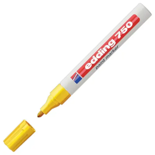 Marqueur peinture Edding 750 pointe moyenne - Jaune photo du produit