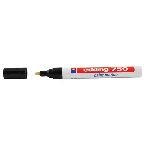 Marqueur peinture EDDING 750 pointe moyenne - Noir photo du produit