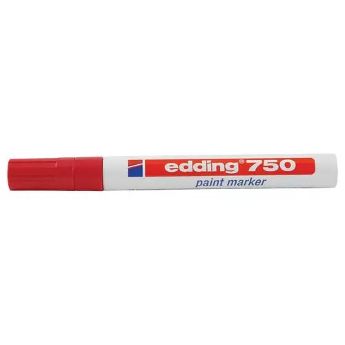 Marqueur peinture Edding 750 pointe moyenne - Rouge photo du produit