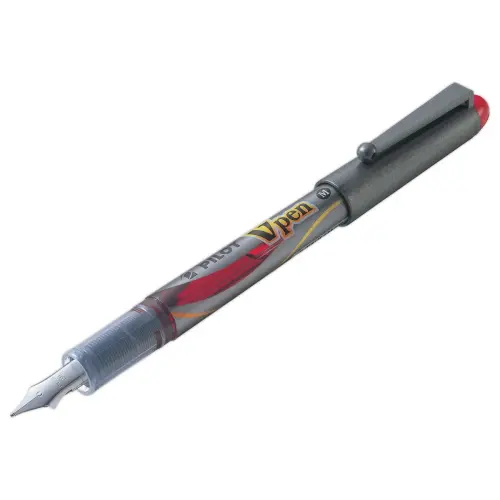 Stylo plume jetable V-Pen PRO - Rouge - Pilot photo du produit