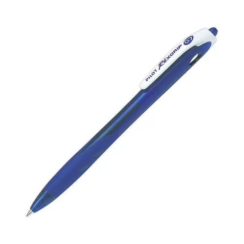 Stylo bille rétractable et rechargeable Rexgrip Begreen - Bleu - PILOT photo du produit