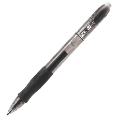Stylo retractable Gel-ocity - Écriture moyenne - Noir - BIC photo du produit