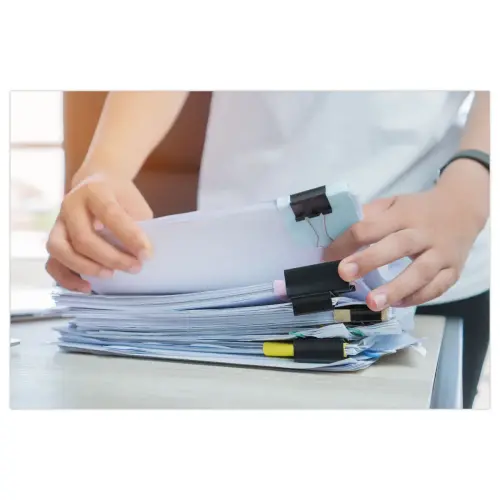 12 Pinces &agrave; dessin &agrave; branches rabattantes - 25 x 8 mm photo du produit