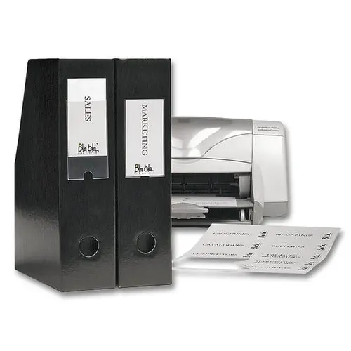 48 Porte-étiquettes et étiquettes - 2,5 x 7,5 cm - 3L photo du produit