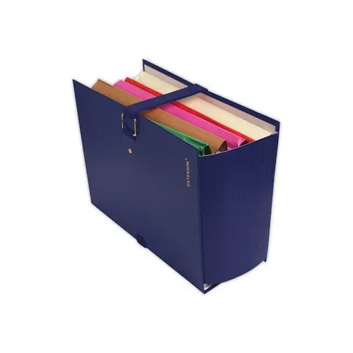 Chemise à sangle Extensor - Dos 16 cm - Bleu foncé - EXACOMPTA photo du produit