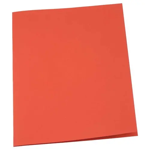 100 Chemises 220 g recycl&eacute;es - Rouge - Exacompta photo du produit