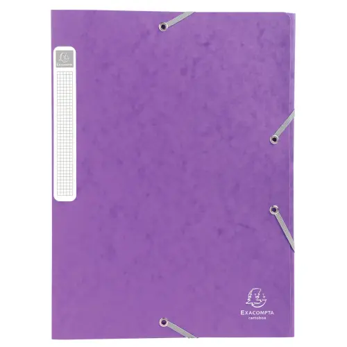 Boîte de classement Cartobox - Dos 4 cm - Violet - Exacompta photo du produit