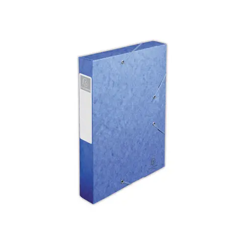 Bo&icirc;te de classement Cartobox - Dos 6 cm - bleu - Exacompta photo du produit