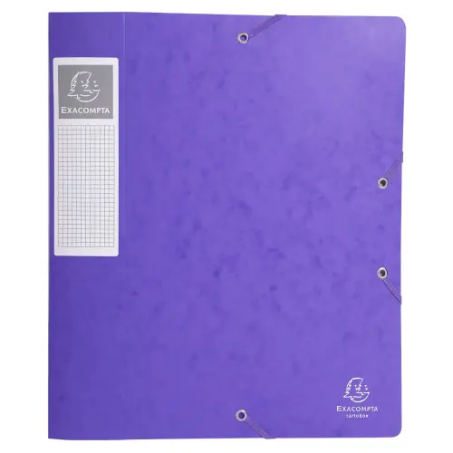 Boîte de classement Cartobox - Dos 6 cm - violet - Exacompta photo du produit